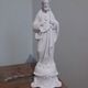 Religious statue, Jesus Christ in biscuit by Mauger and Pezé.