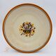 6 dessert plates, Creil and Montereau – Pansy model.