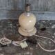 Cracked ceramic Art Deco lamp, table lamp, bedside lamp.