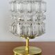 Lampe en verre ciselé