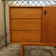 60s teak sideboard 2 sliding doors