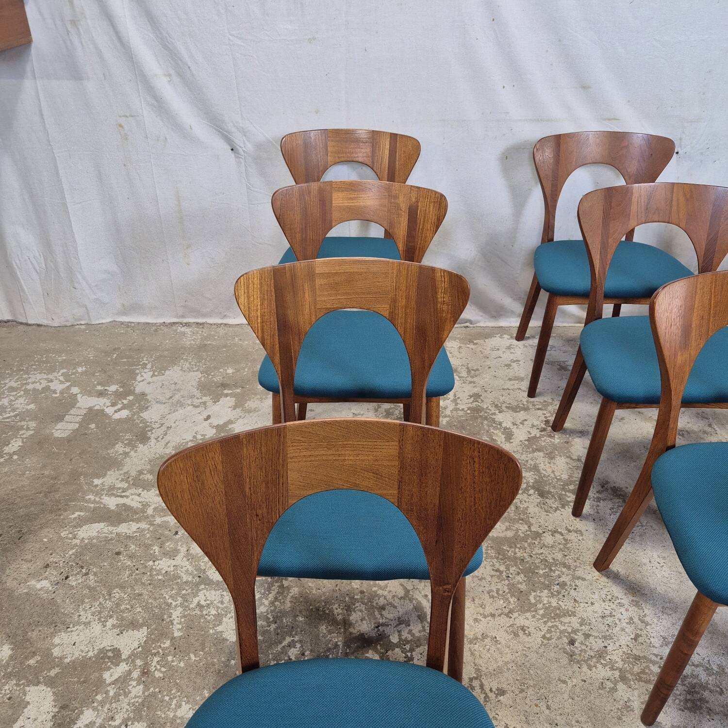 Niels Koefoed 'Peter' Danish chairs vintage