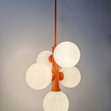 Mid-century atomic sputnik pendant lamp , 1970s