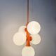 Mid-century atomic sputnik pendant lamp , 1970s