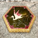 Dessous de plat cigogne barbotine