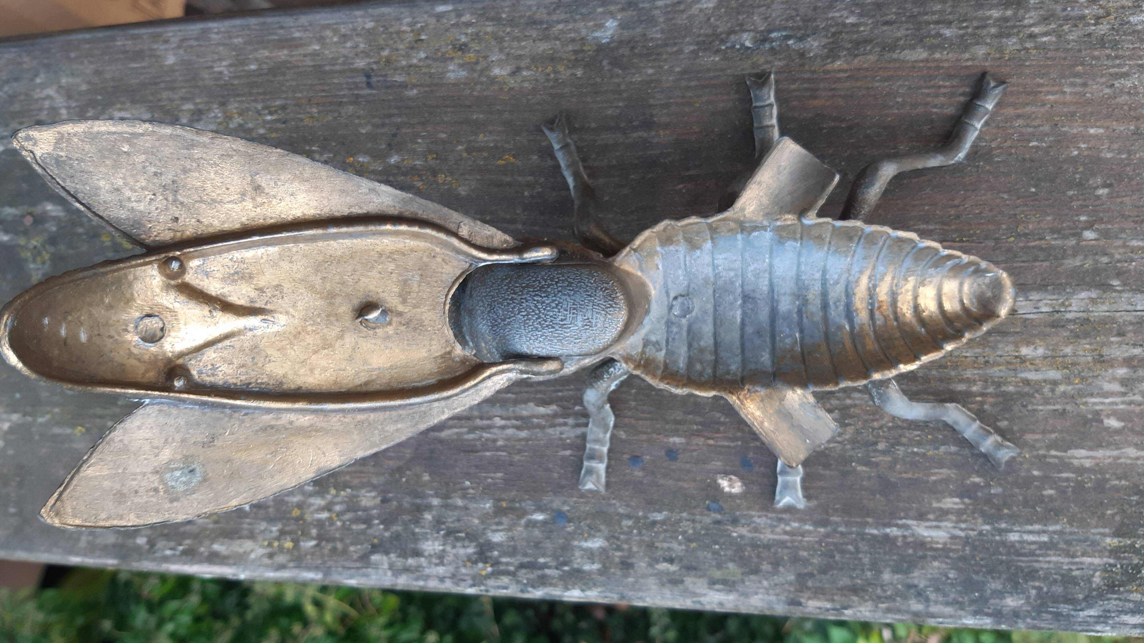 Brass fly ashtray