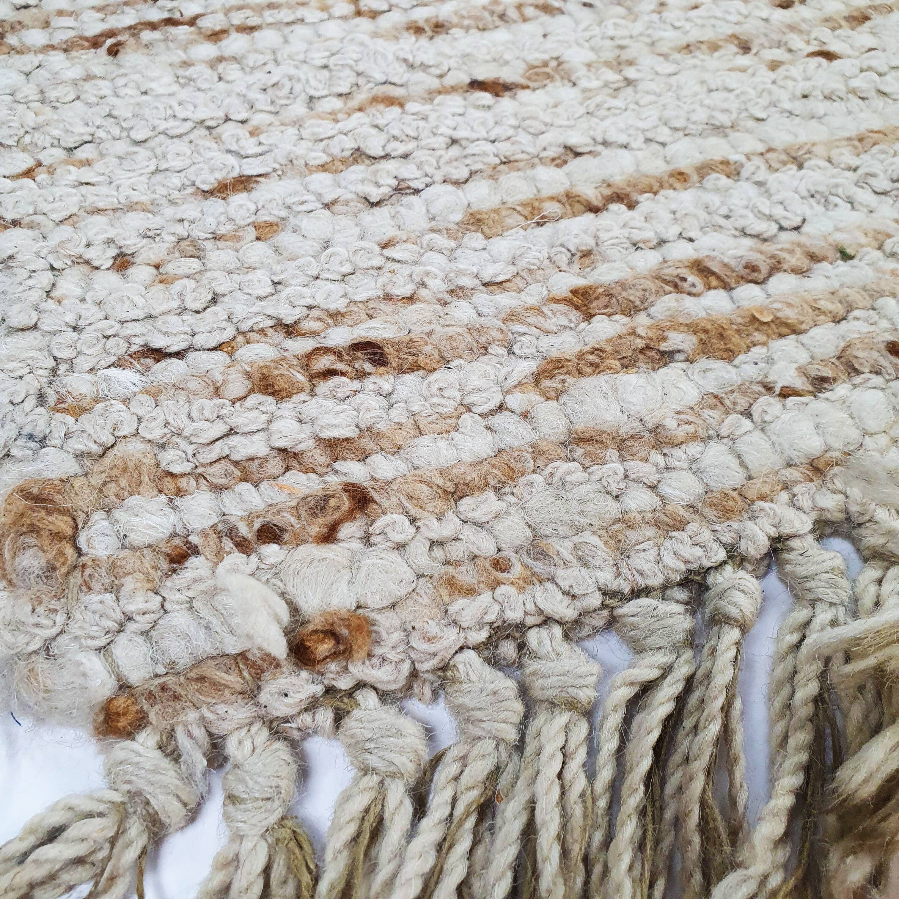 Tapis de laine nouée à la main du milieu du siècle, années 1960