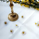Bougeoir chandelier en laiton