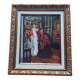 Huile sur panneau. Portrait de femmes. 20ième siècle.