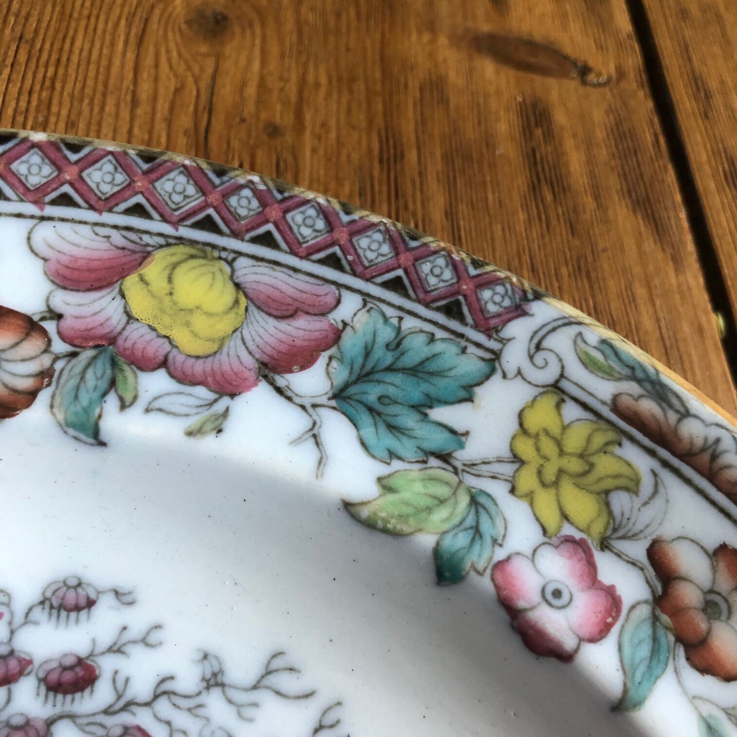 Signed old chinese plate