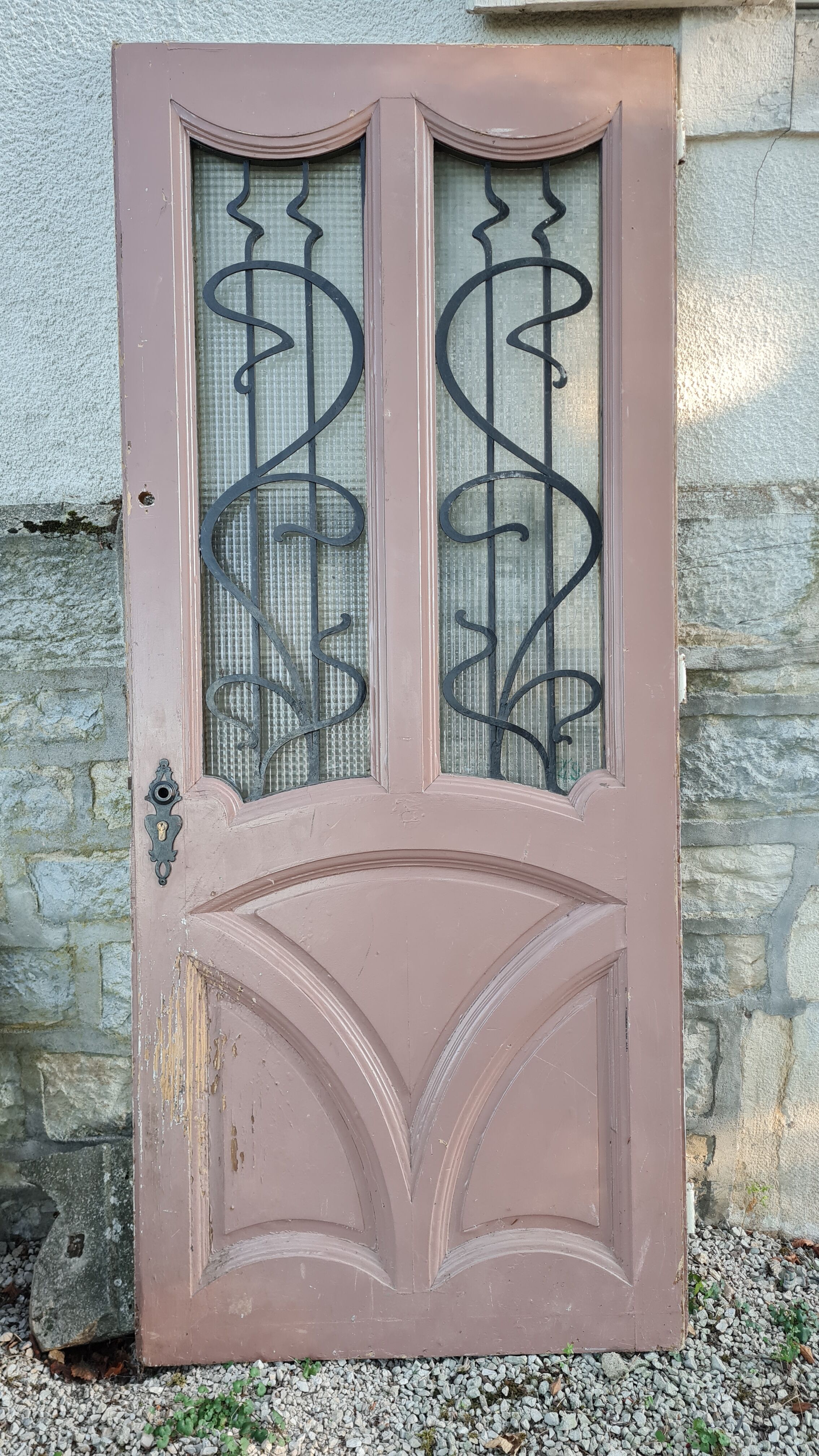 Porte d'entrée époque Art nouveau