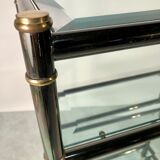 Hollywood Regency glass shelf