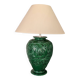 Green ceramic lamp with ivy decoration 70-80