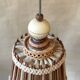 Suspension naturelle en bois et jute