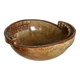 Large vintage ceramic bowl from 1970 in the Vallauris style