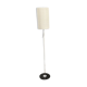 Vintage Floor Lamp in Checkered Milk Glass