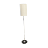 Vintage Floor Lamp in Checkered Milk Glass