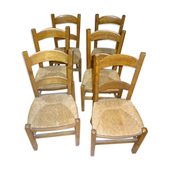 6 old chairs