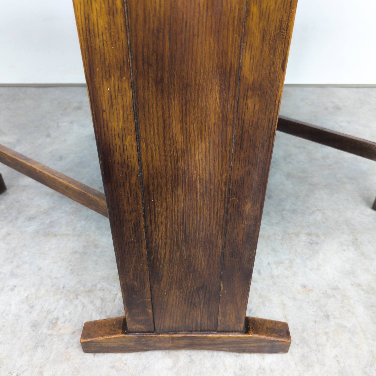 Vintage French Wood Drop Leaf Table, 1930s
