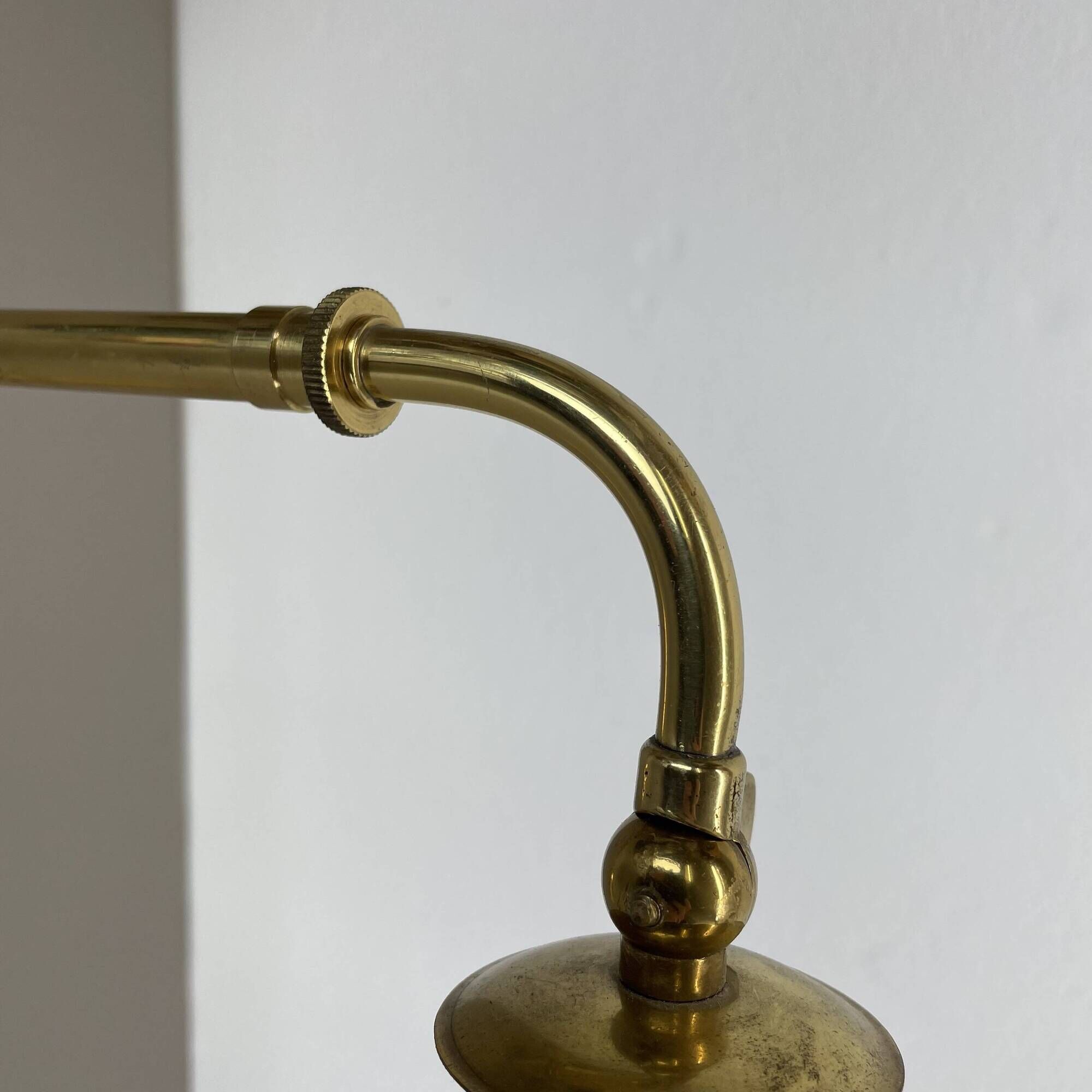 XXL adjustable Brass Wall Light Italy, 1950s