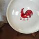 Pie dish of France with rooster decoration