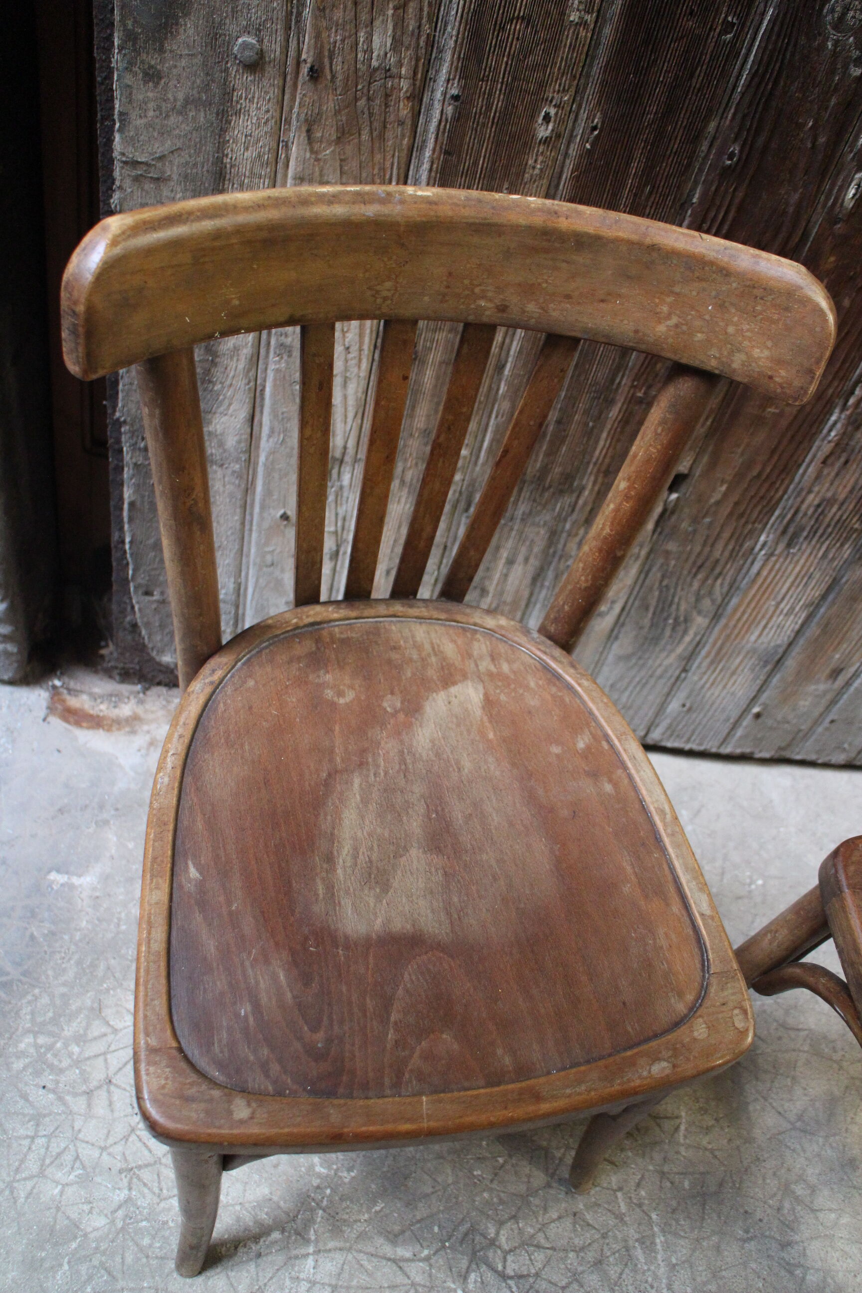 Série de 4 chaises bistrot