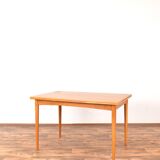 Table à manger extensible en teck danois du milieu du siècle, années 1960.