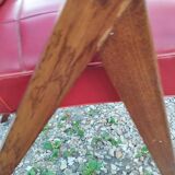 Paire de fauteuils anciens vintage  pieds compas