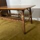 Rattan living room table with review door from the 70