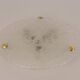round glass ice Murano ceiling lights by Hillebrand, Germany, 1970s
