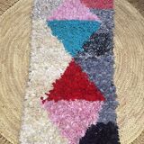 Small Moroccan rug - Vintage Art Deco rug - The Moroccan rug