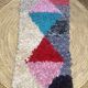 Small Moroccan rug - Vintage Art Deco rug - The Moroccan rug