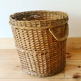 Vintage wicker pot cover