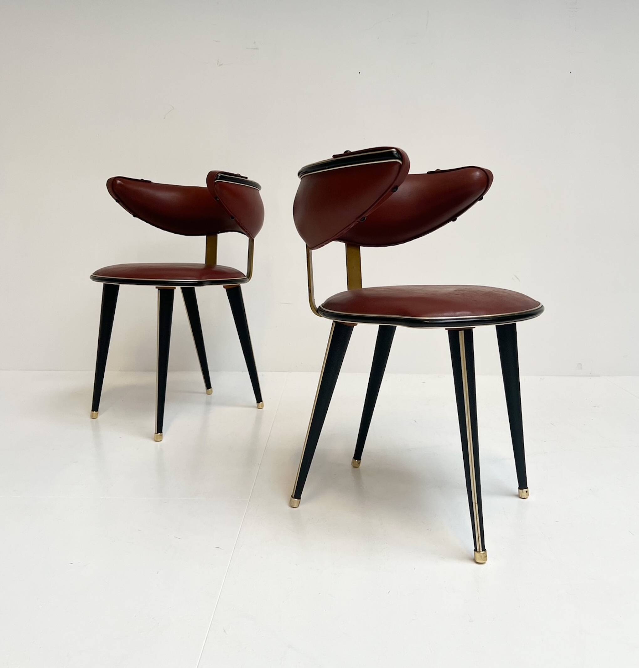 Set of 2 Umberto Mascagni chairs, 1960s
