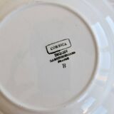 4 vintage deep plates Digoin Sarreguemines Corsica