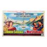Affiche cinéma originale "La Horde Sauvage" Barbara Stanwyck 35x55cm 1956