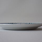 Petite assiette Sarreguemines au décor bleu canard