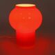 Vintage Red Glass Table Lamp attributed to Štěpán Tabery, 1970s