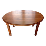 Table Ovale Noyer Massif Louis Philippe