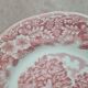 Vintage Italian plate country decor pink – Ceramica Quadrifoglio