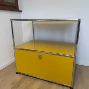 USM Haller commode in Gold Yellow