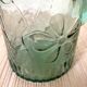 Bubbled glass water pitcher
