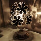Table lamp with glass flowers, 80
