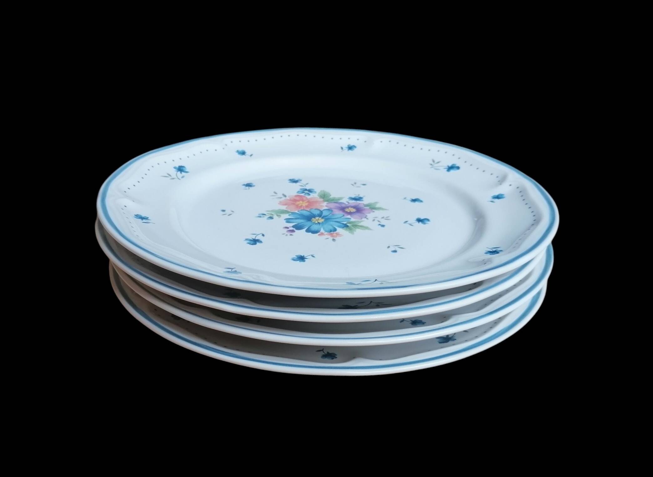 4 plates collection Provençal bouquet