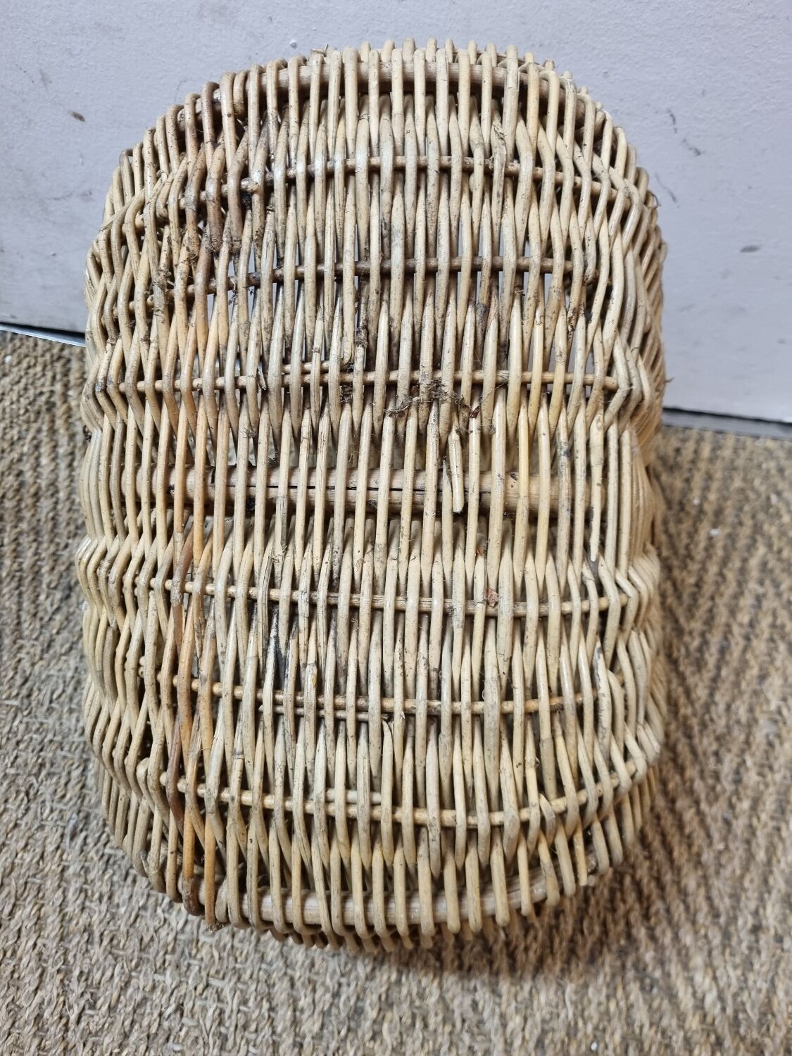 Vintage wicker basket