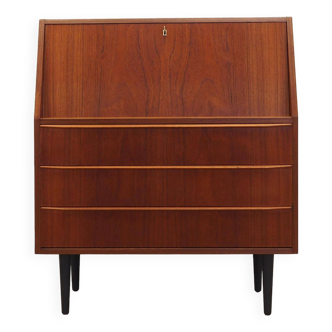 Teak secretary, Danish design, 1970s, production: Denmark