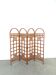 Teak houten kamerscherm roomdivider