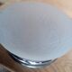 Large vintage chrome and glass ceiling light 1970