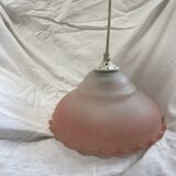 70s opaline chandelier