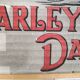 Old Harley Davidson roller blind